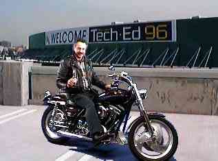 Me on a Harley!